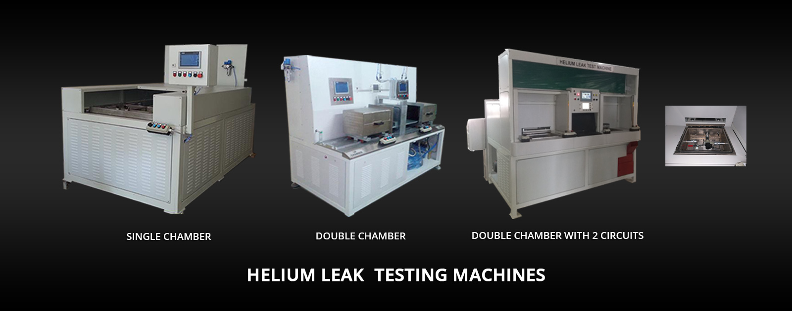 helium leak testing machine